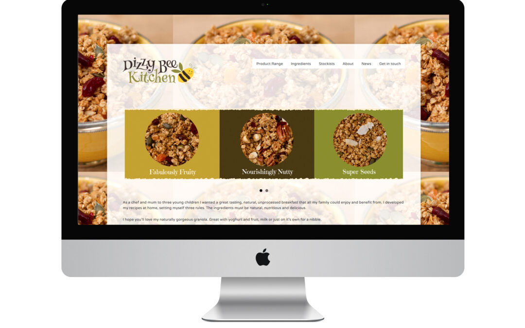 Website Design: Dizzy Bee Kitchen
