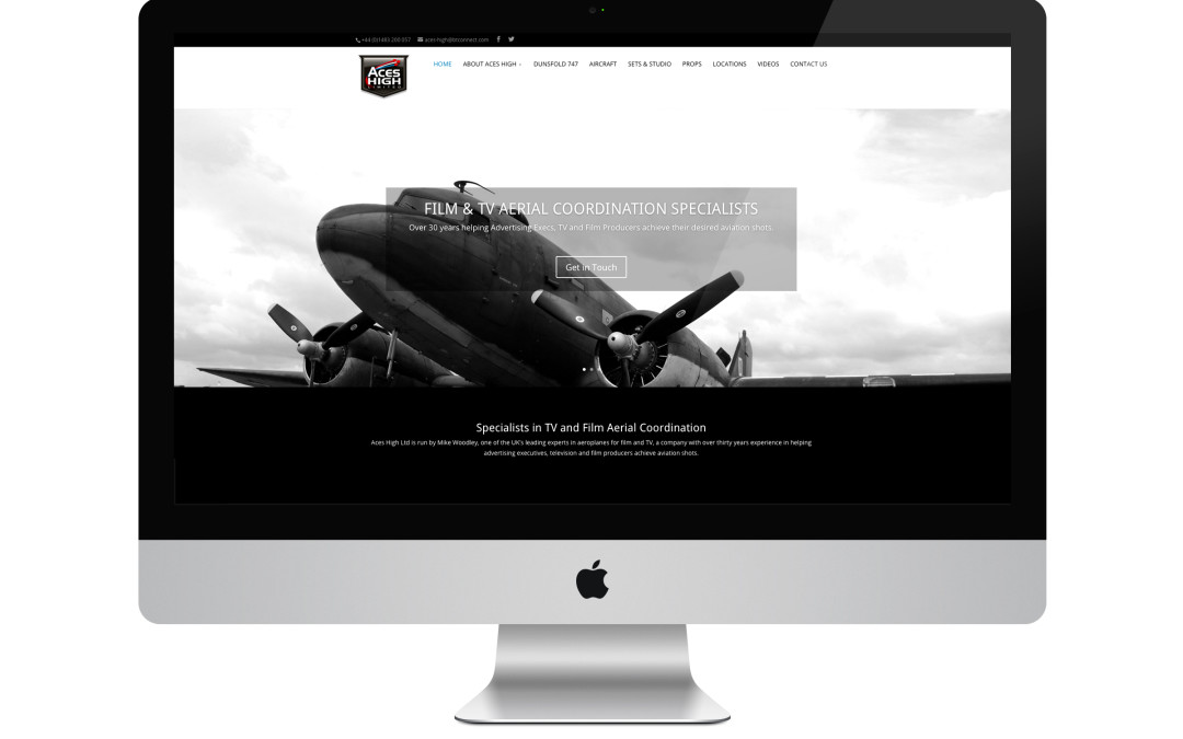 Website Design: Aces High Limited