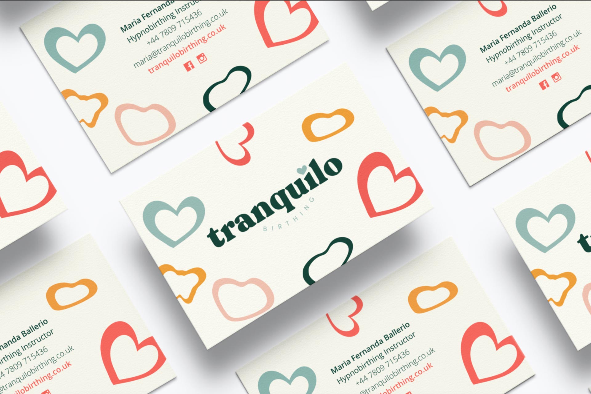 Tranquilo Birthing Business cards